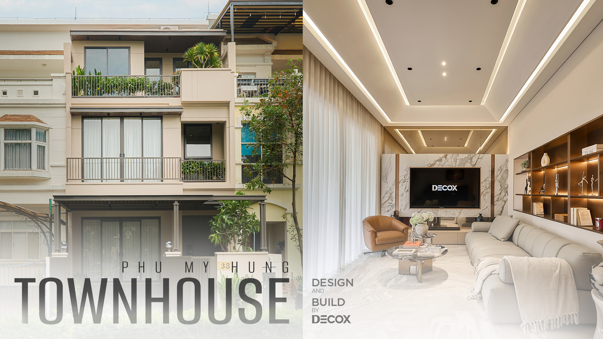 Thiết kế nhà phố Townhouse Phú Mỹ Hưng