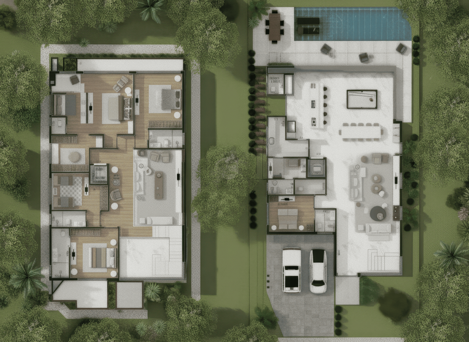 19+ Mẫu bản vẽ nhà 2 tầng mái Nhật đẹp, hiện đại, miễn phí