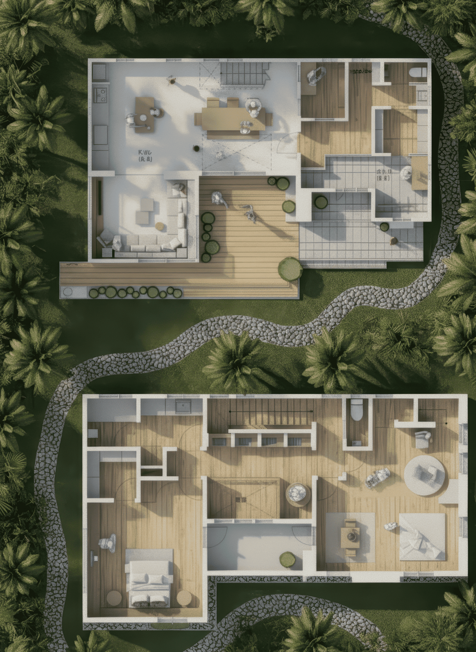 19+ Mẫu bản vẽ nhà 2 tầng mái Nhật đẹp, hiện đại, miễn phí