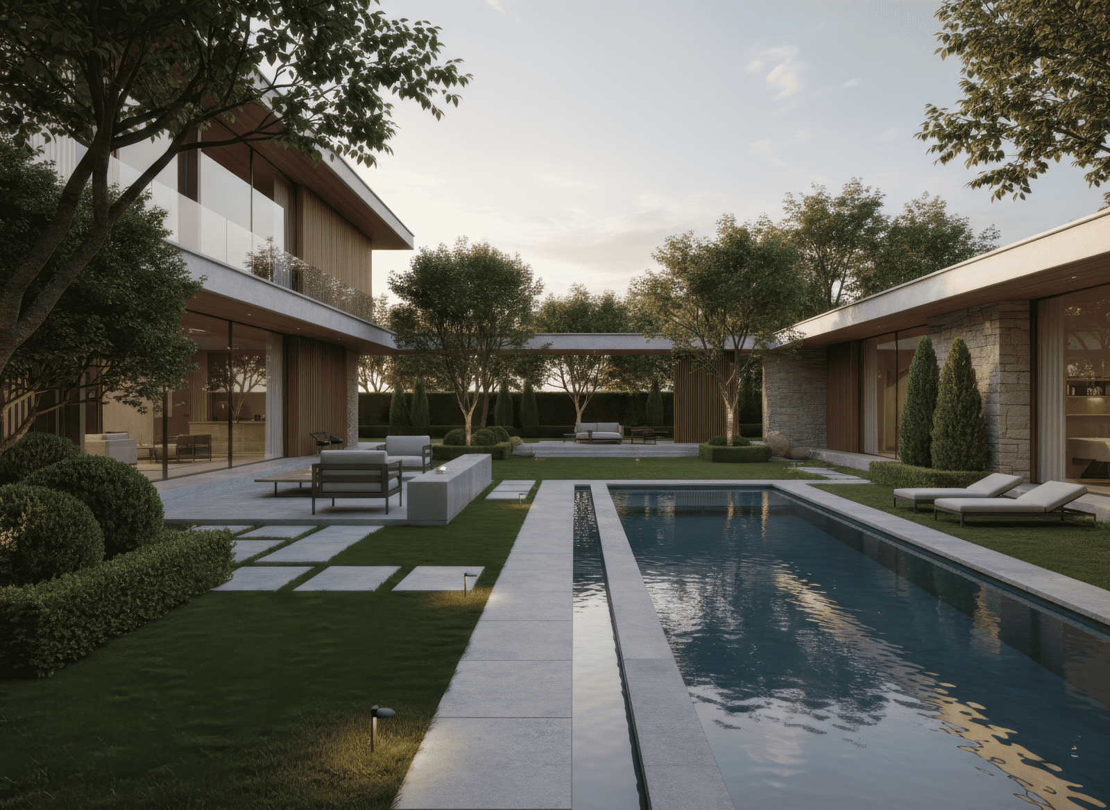 20+ BST Sân vườn biệt thự phong cách hiện đại đẹp, ấn tượng 2026