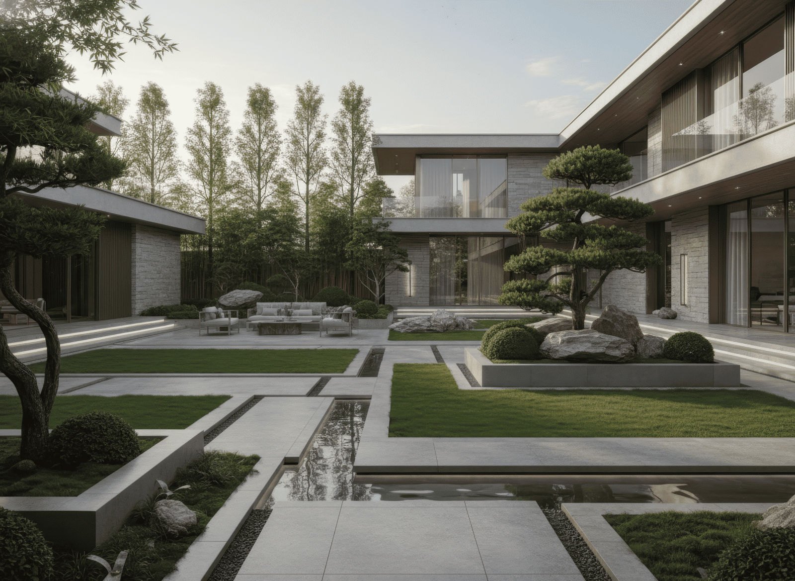 20+ BST Sân vườn biệt thự phong cách hiện đại đẹp, ấn tượng 2026