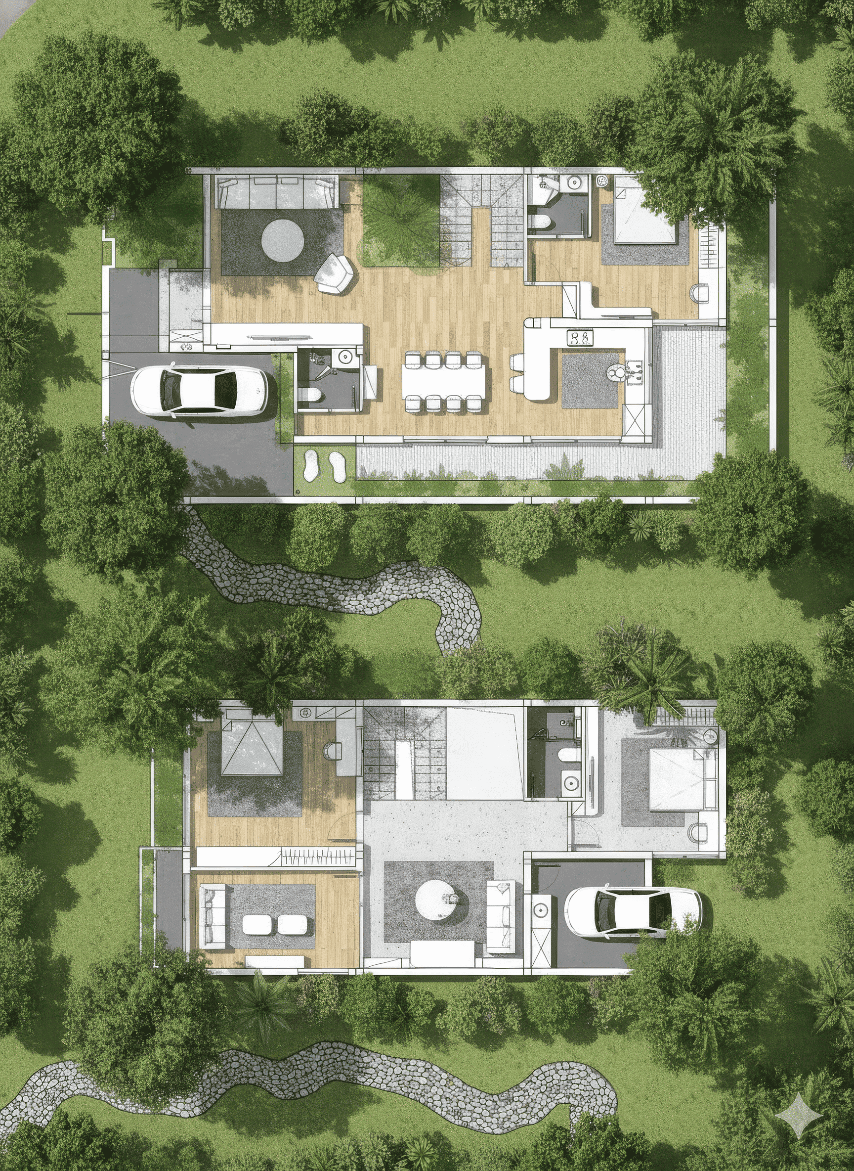 19+ Mẫu bản vẽ nhà 2 tầng mái Nhật đẹp, hiện đại, miễn phí