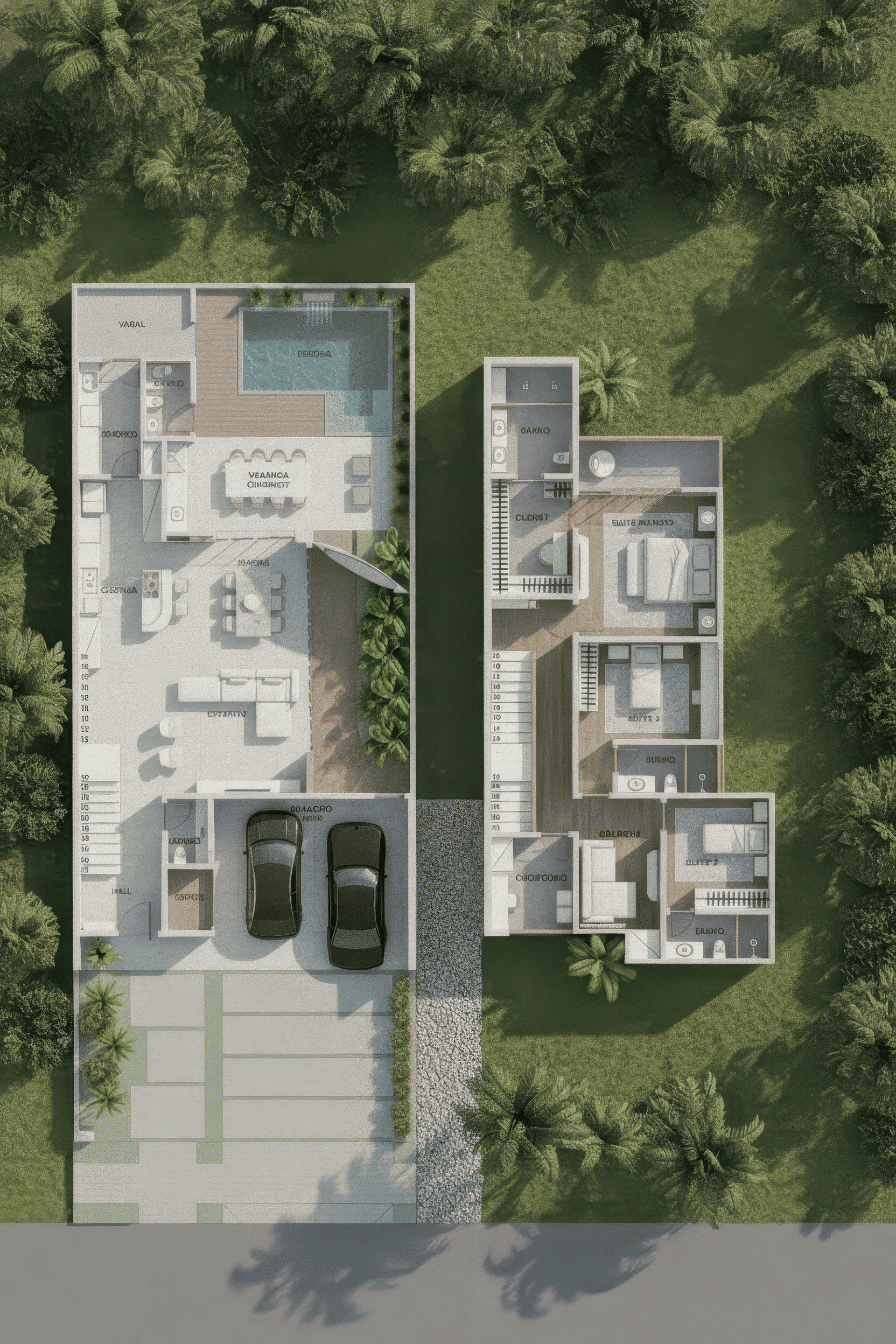 19+ Mẫu bản vẽ nhà 2 tầng mái Nhật đẹp, hiện đại, miễn phí