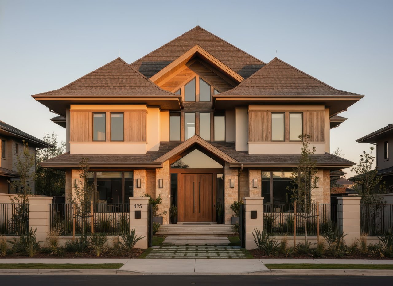 mẫu nhà vườn 2 tầng đơn giản