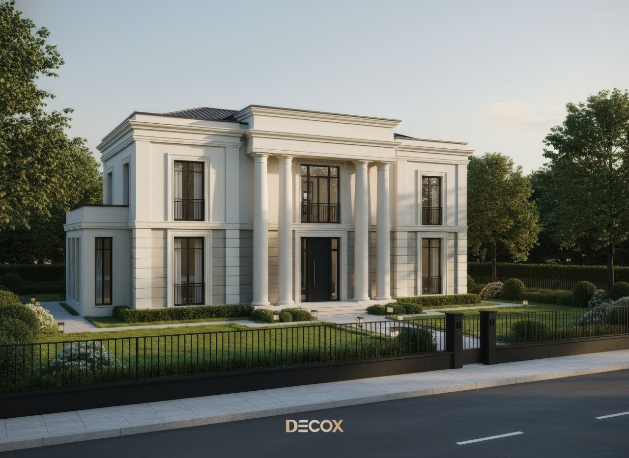 biệt thự 2 tầng tân cổ điển