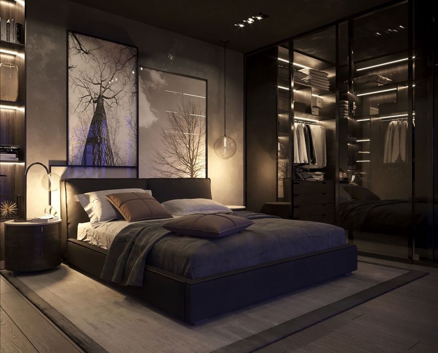 Mẹo thiết kế nội thất phòng ngủ theo gam màu tối đẹp nhất 2020 – Dongsuh  Furniture