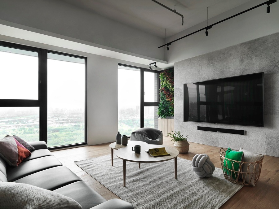 Bí quyết chọn và phối màu gạch ốp tường phòng khách đẹp nhất 2021