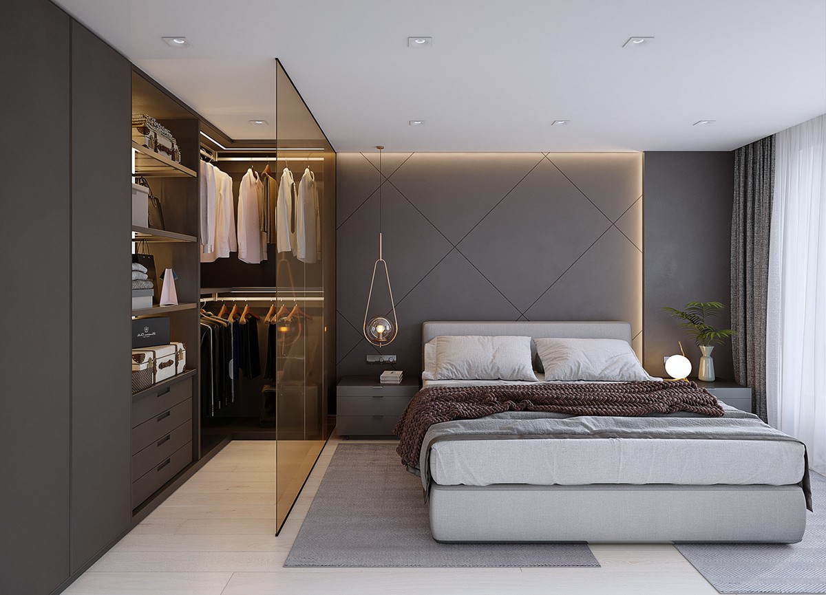30+ mẫu gạch ốp tường phòng ngủ đẹp, ấn tượng nhất 2020