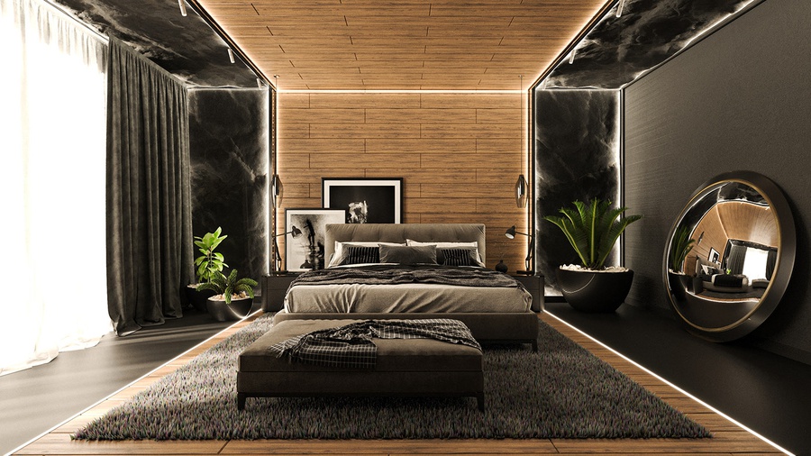 Cách chọn và đặt gương phòng ngủ hợp phong thủy đẹp không gian