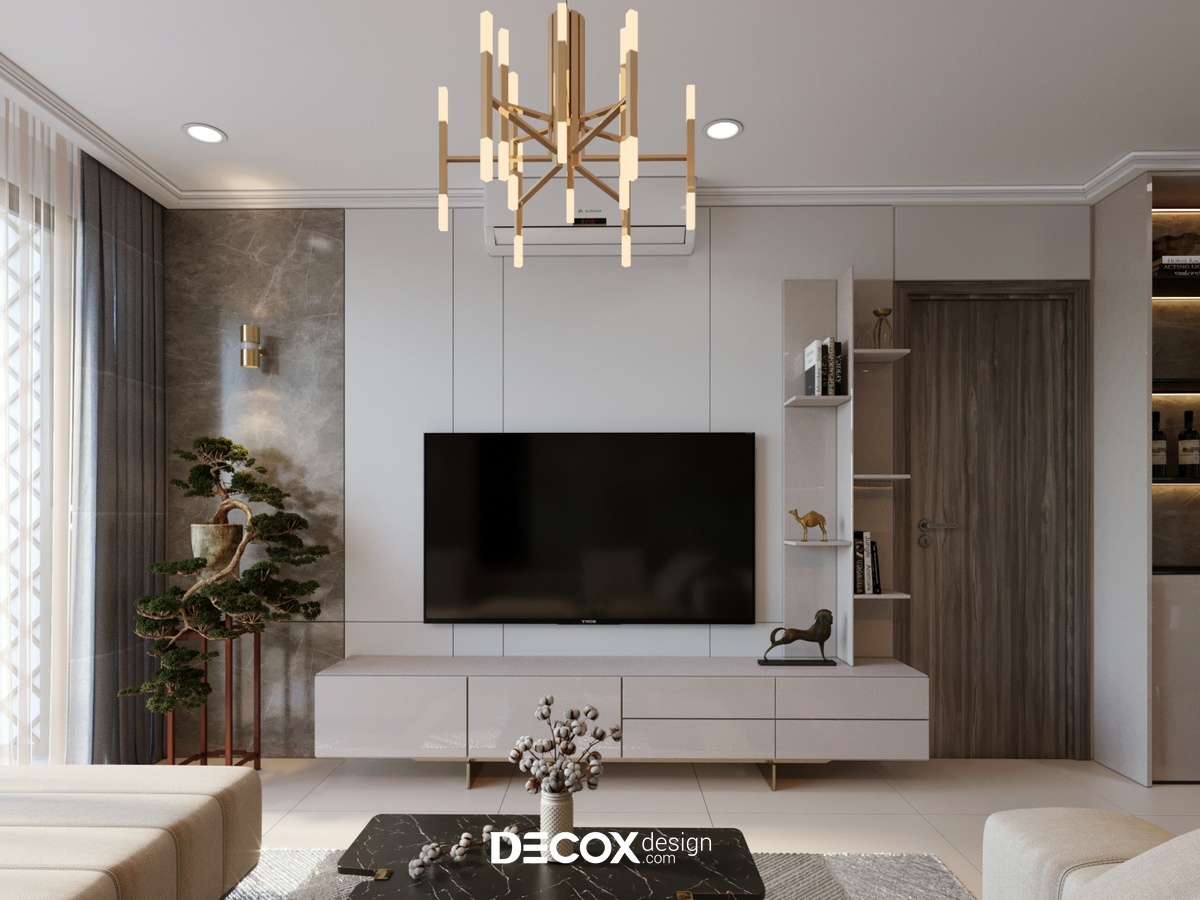 Thiết kế nội thất căn hộ Hado Centrosa 98m2 de20024tc