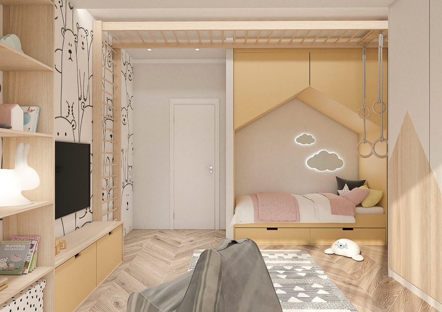 mẫu thiết kế phòng ngủ trẻ em đẹp
