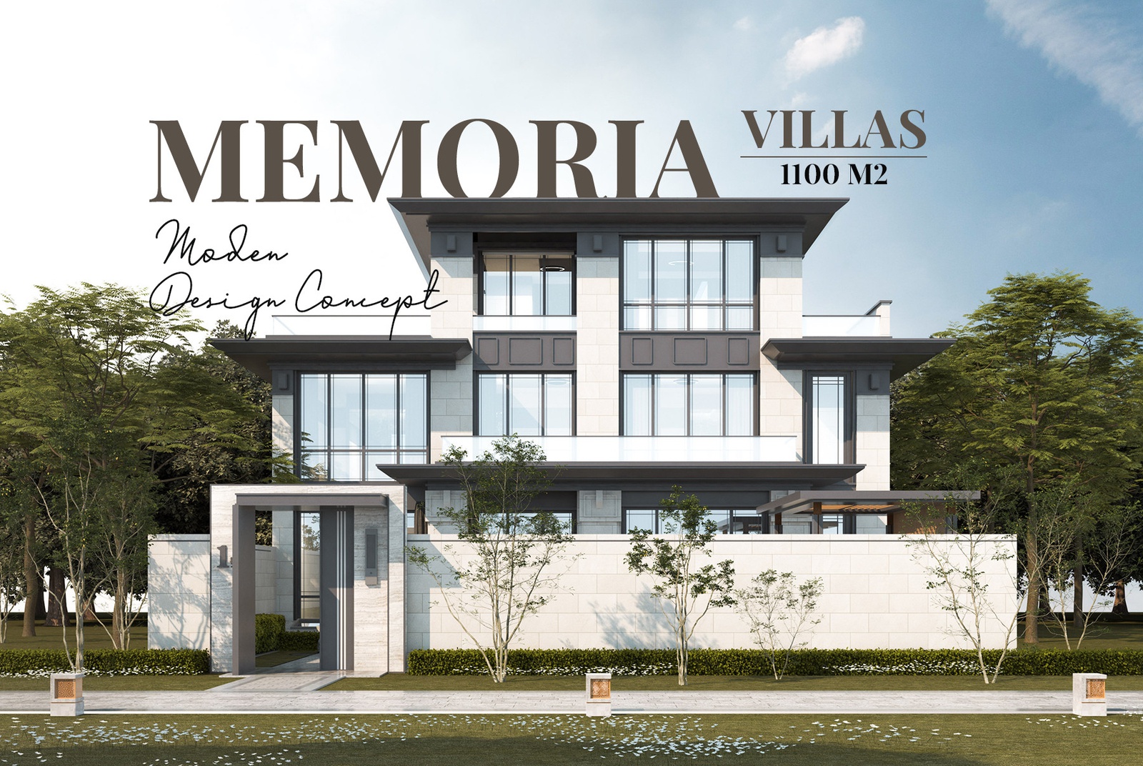 Kiến trúc biệt thự Memoria Villa 1100m2