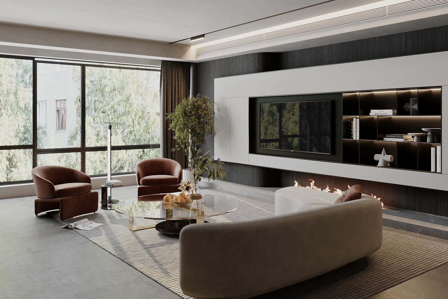 30+ Mẫu thiết kế nội thất phòng khách biệt thự đẹp, sang trọng và đẳng cấp 2023