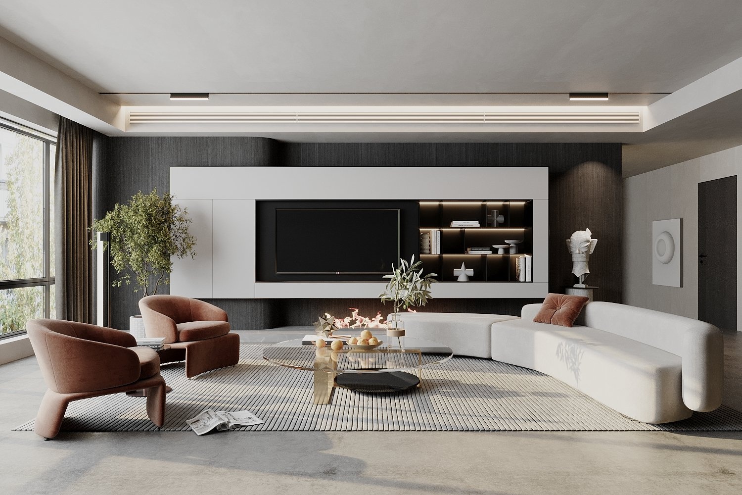 30+ Mẫu thiết kế nội thất phòng khách biệt thự đẹp, sang trọng và đẳng cấp 2022