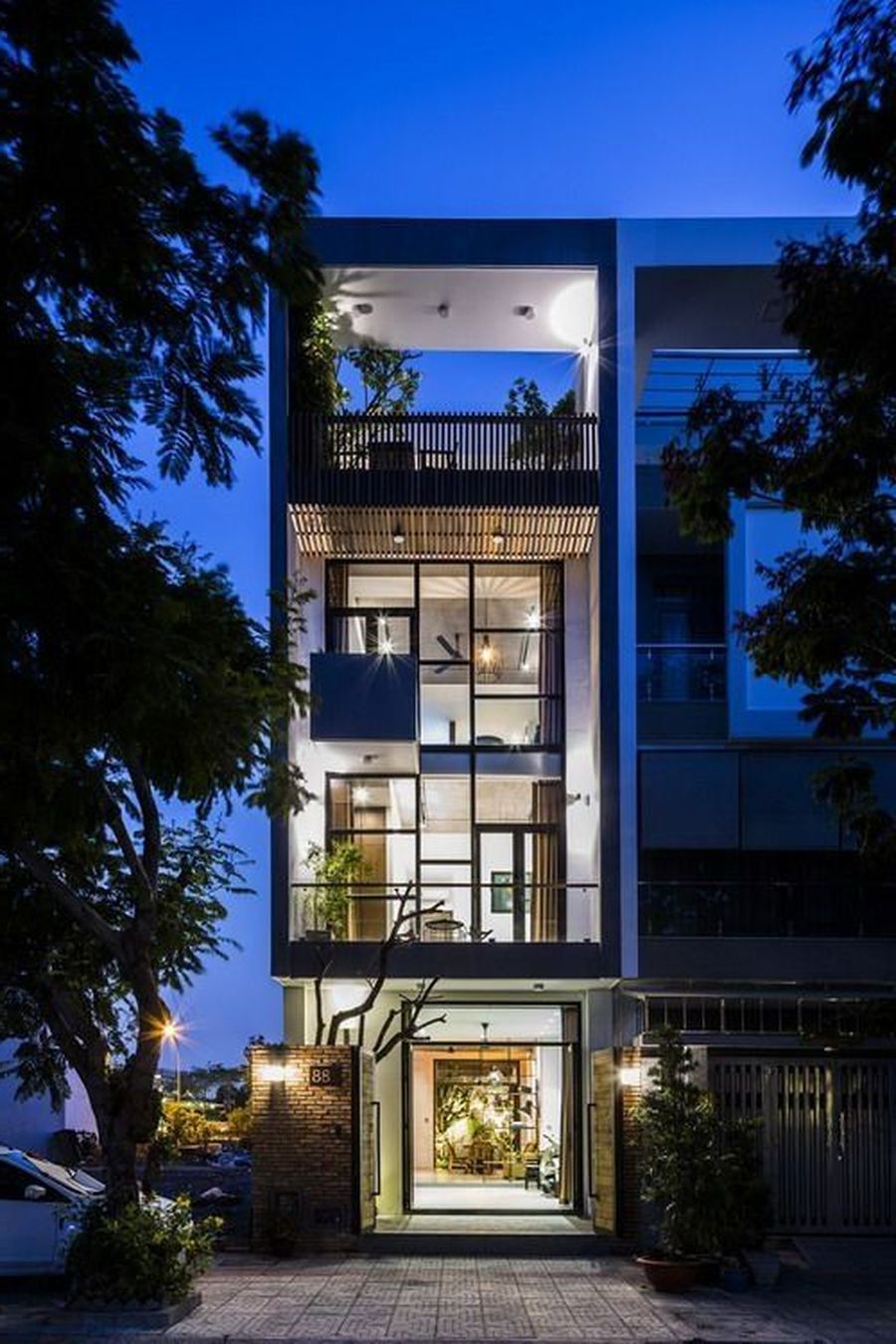80+ mẫu thiết kế nhà phố đẹp, hiện đại từ 1 đến 4 tầng năm 2020