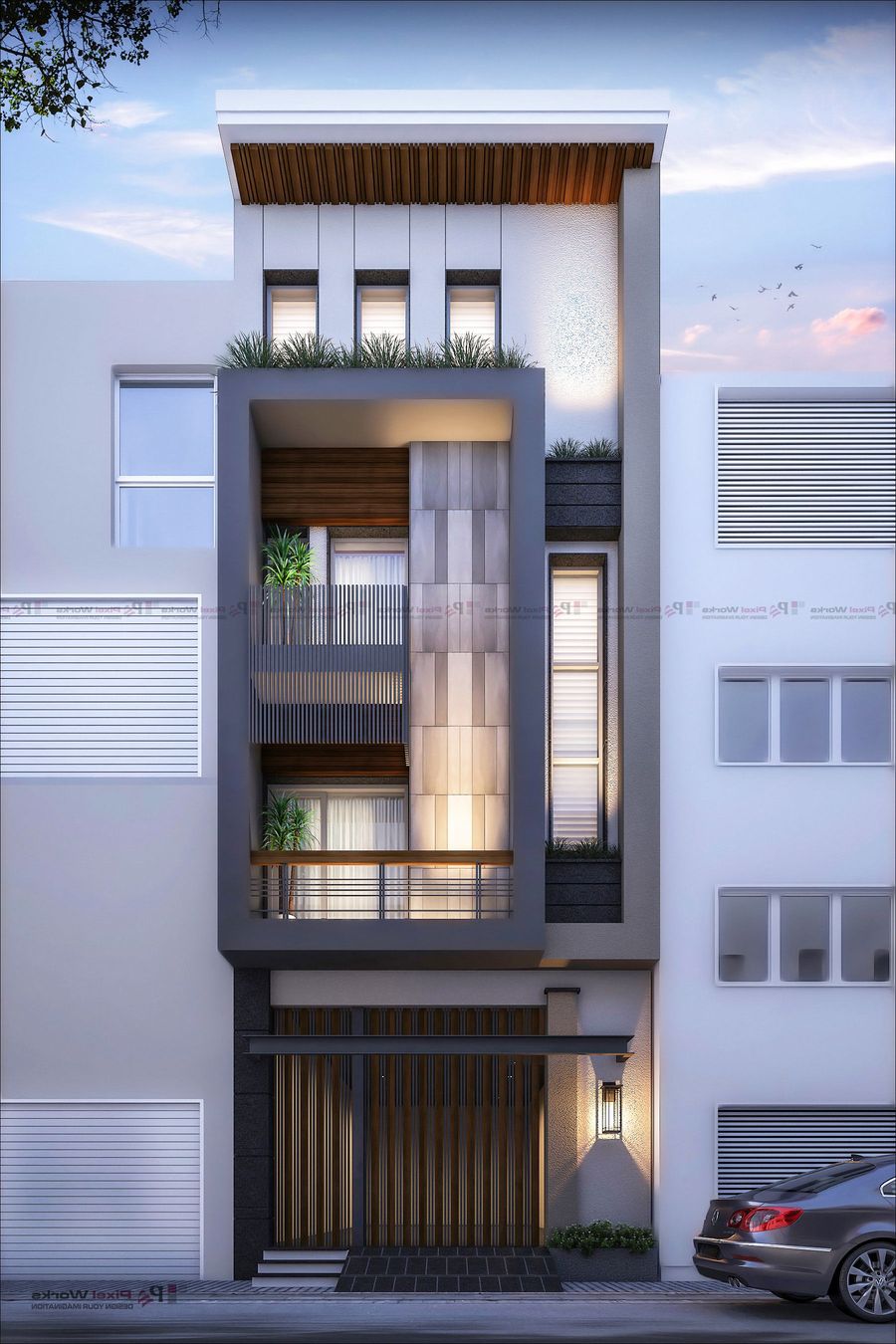 80+ mẫu thiết kế nhà phố đẹp, hiện đại từ 1 đến 4 tầng năm 2020