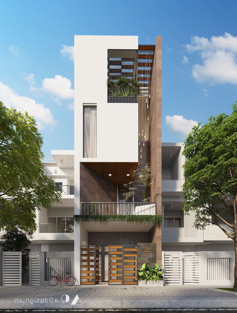 80+ mẫu thiết kế nhà phố đẹp, hiện đại từ 1 đến 4 tầng năm 2020