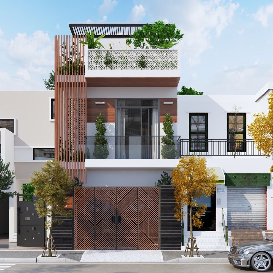80+ mẫu thiết kế nhà phố đẹp, hiện đại từ 1 đến 4 tầng năm 2020