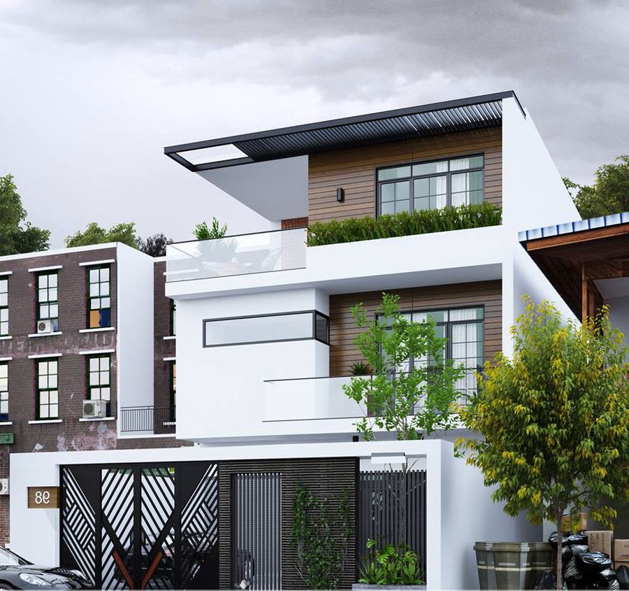80+ mẫu thiết kế nhà phố đẹp, hiện đại từ 1 đến 4 tầng năm 2020