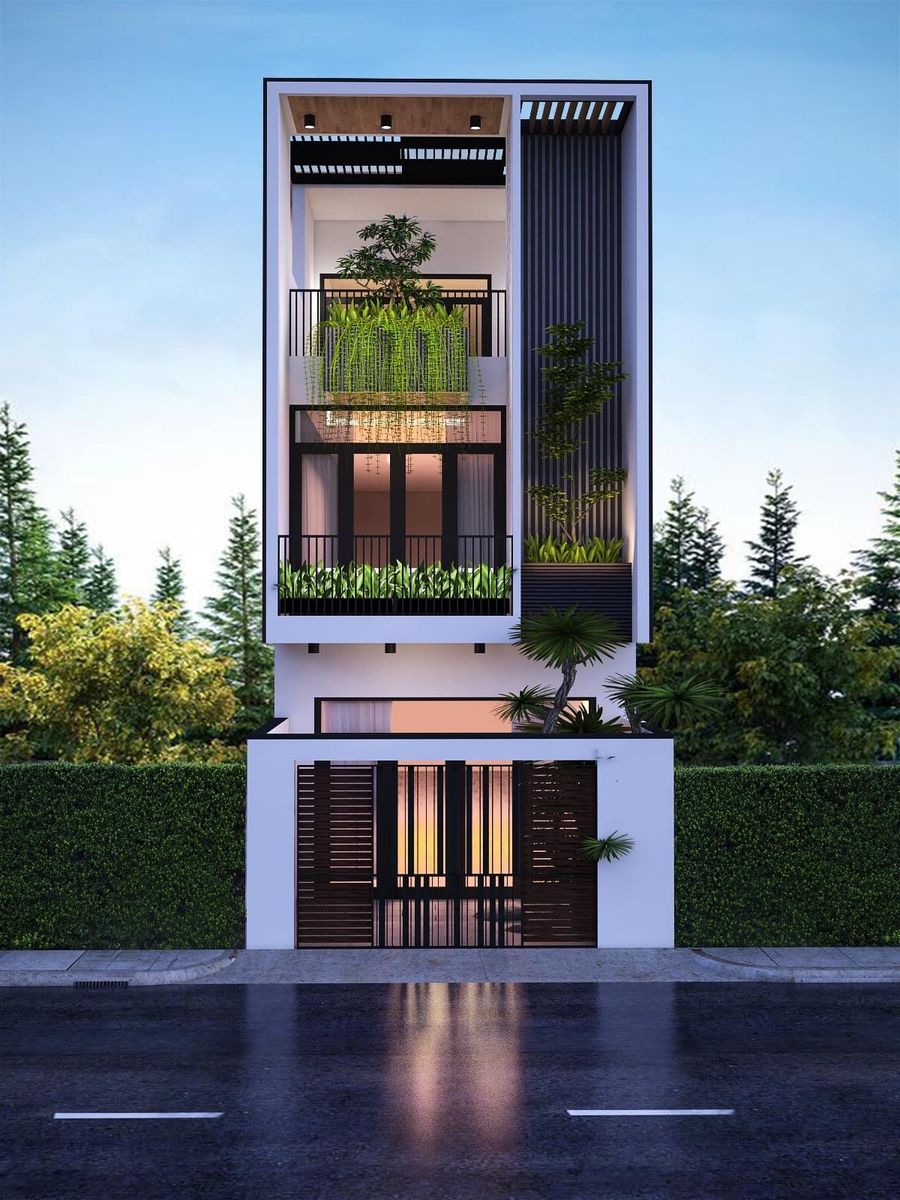 80+ mẫu thiết kế nhà phố đẹp, hiện đại từ 1 đến 4 tầng năm 2020