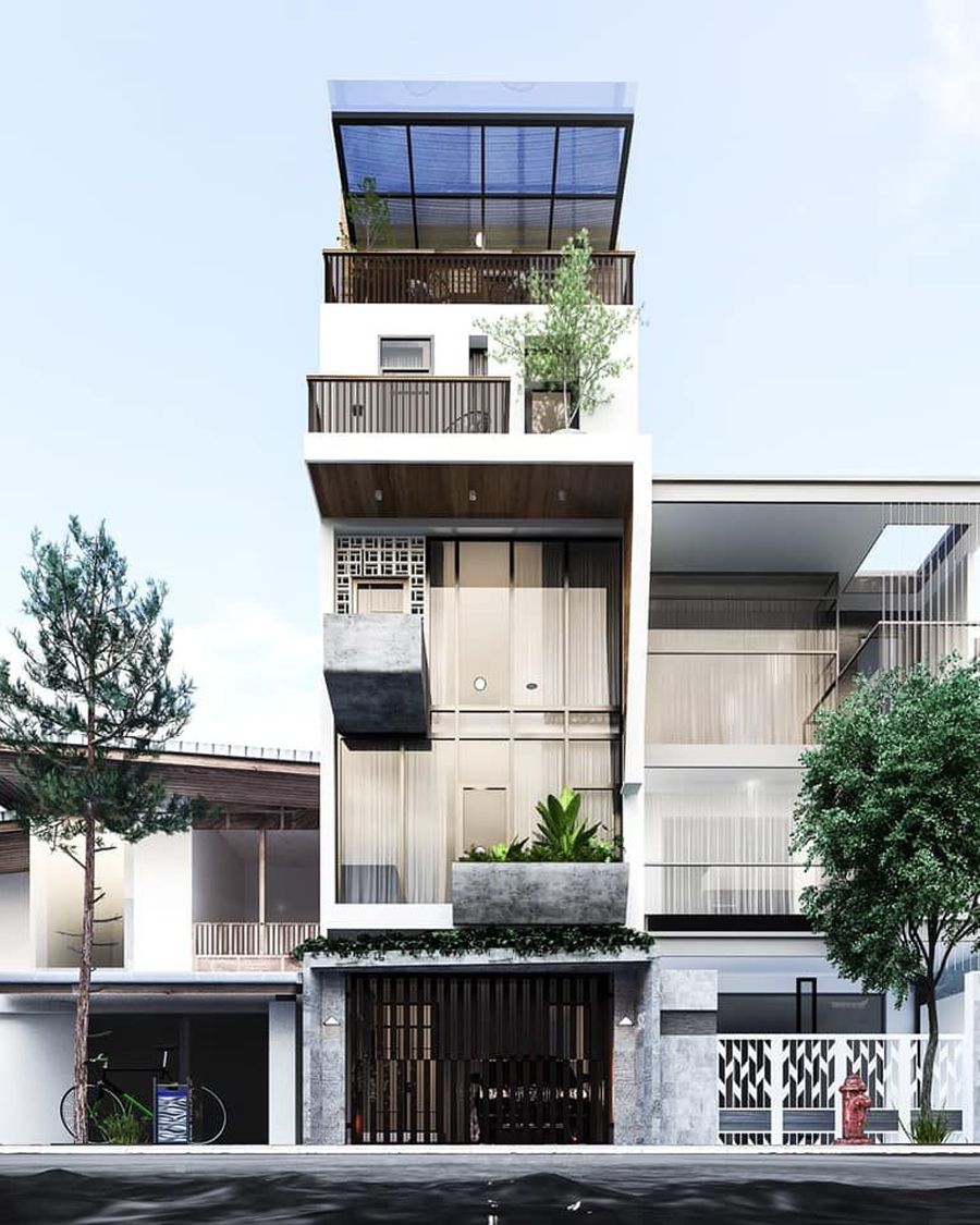 80+ mẫu thiết kế nhà phố đẹp, hiện đại từ 1 đến 4 tầng năm 2020