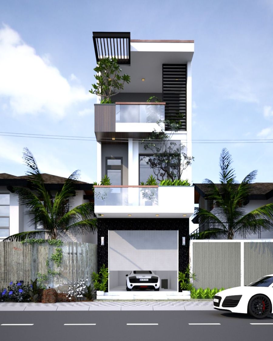 80+ mẫu thiết kế nhà phố đẹp, hiện đại từ 1 đến 4 tầng năm 2020