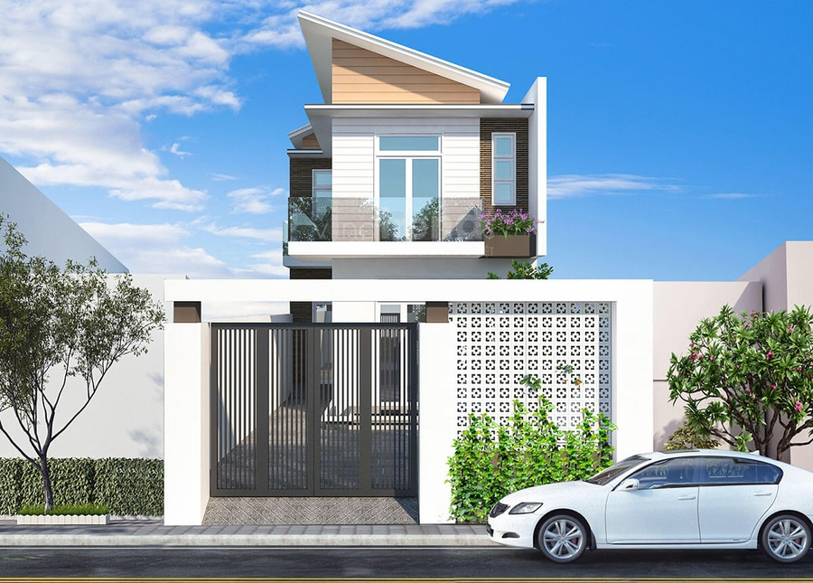 mẫu nhà 2 tầng nông thôn 700 triệu