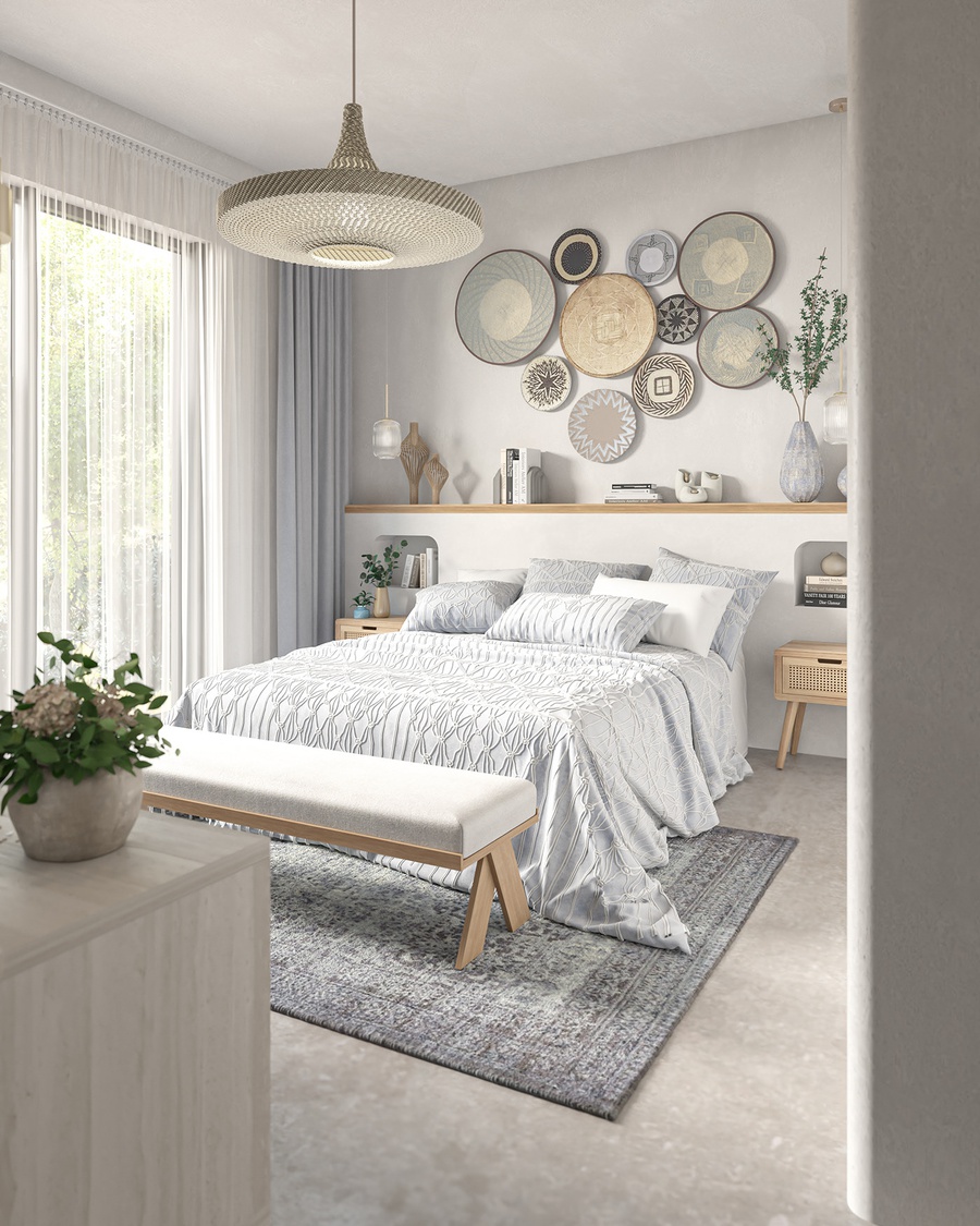 30+ Mẫu thiết kế phòng ngủ phong cách Địa Trung Hải đẹp, ấn tượng [2022]