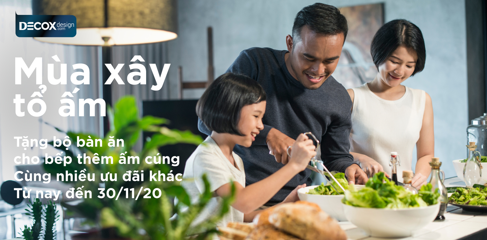 Cùng Decox Design thiết kế và làm đẹp cho tổ ấm của bạn trong “Mùa xây tổ ấm” năm nay!