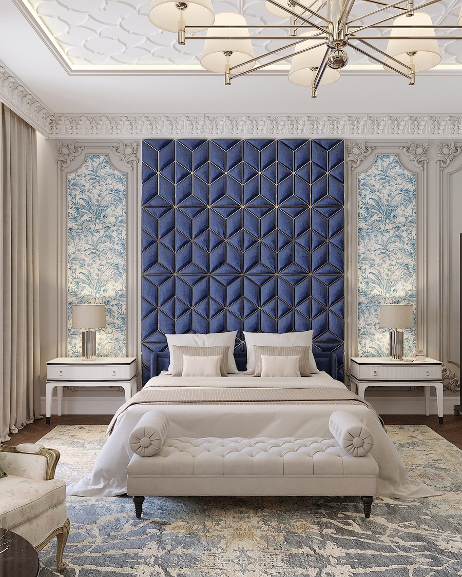 Tổng hợp 30+ mẫu thiết kế nội thất phòng ngủ tân cổ điển đẹp, sang trọng xu hướng 2022
