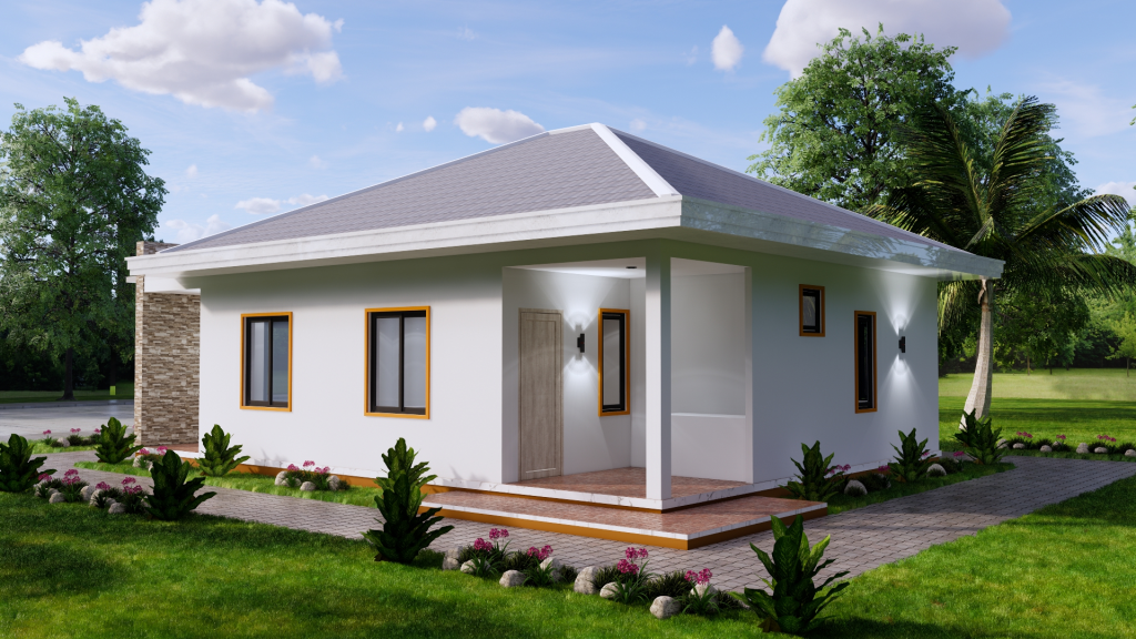 24+ Mẫu nhà mái thái 1 tầng đẹp, thiết kế hiện đại, đơn giản