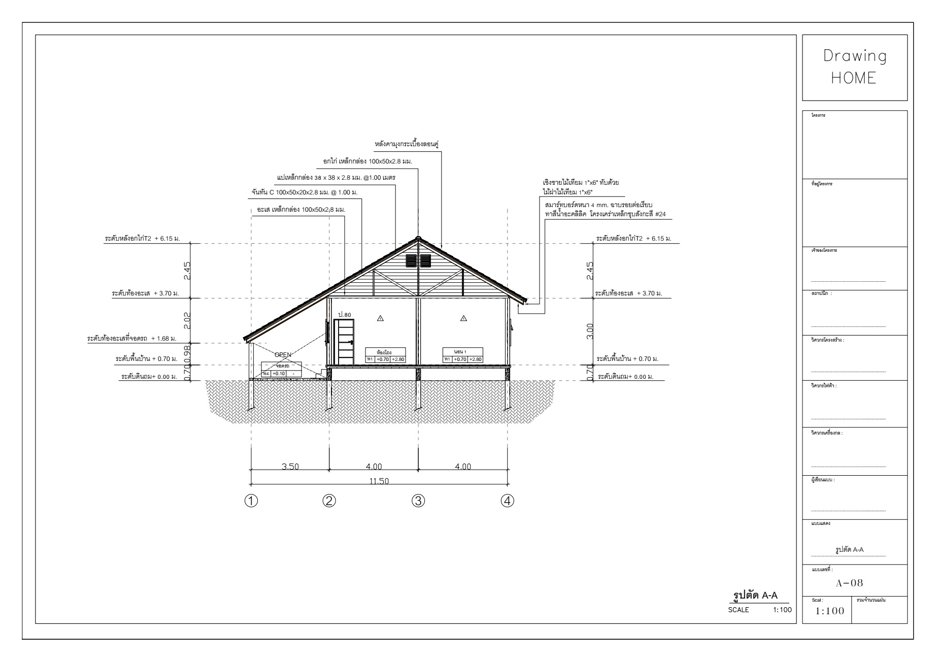 24+ Mẫu nhà mái thái 1 tầng đẹp, thiết kế hiện đại, đơn giản
