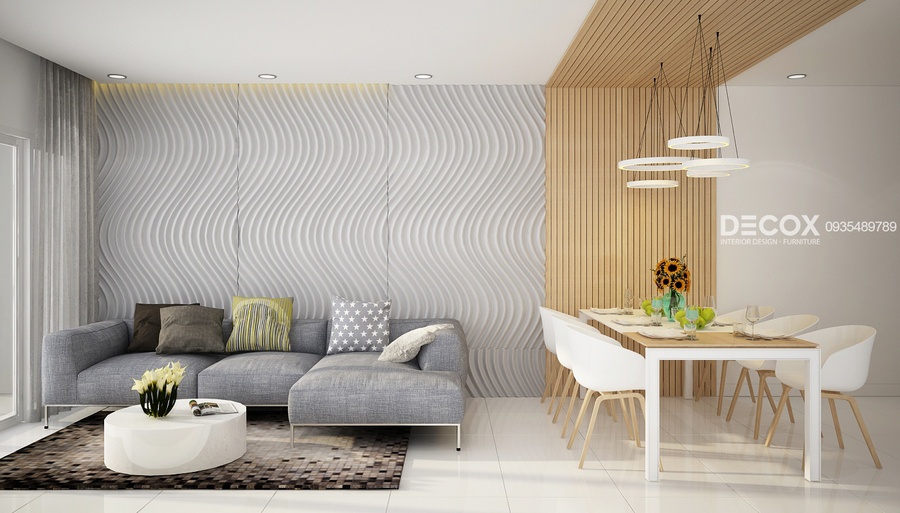 Thiết kế nội thất căn hộ Vinhomes Central Park 140m2 ntcc170024