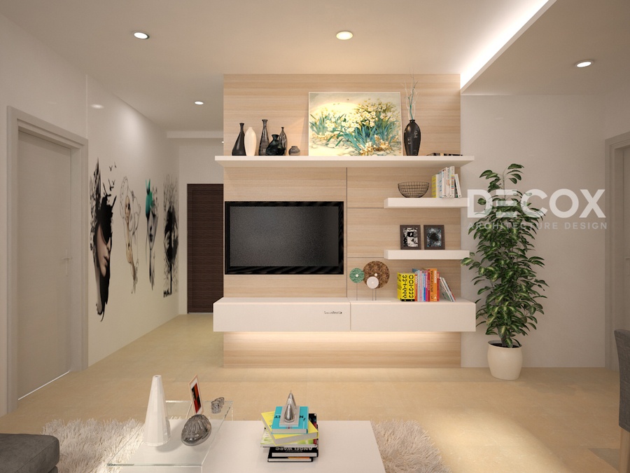 Thiết kế nội thất căn hộ Vinhomes Central Park 140m2 ntcc170024