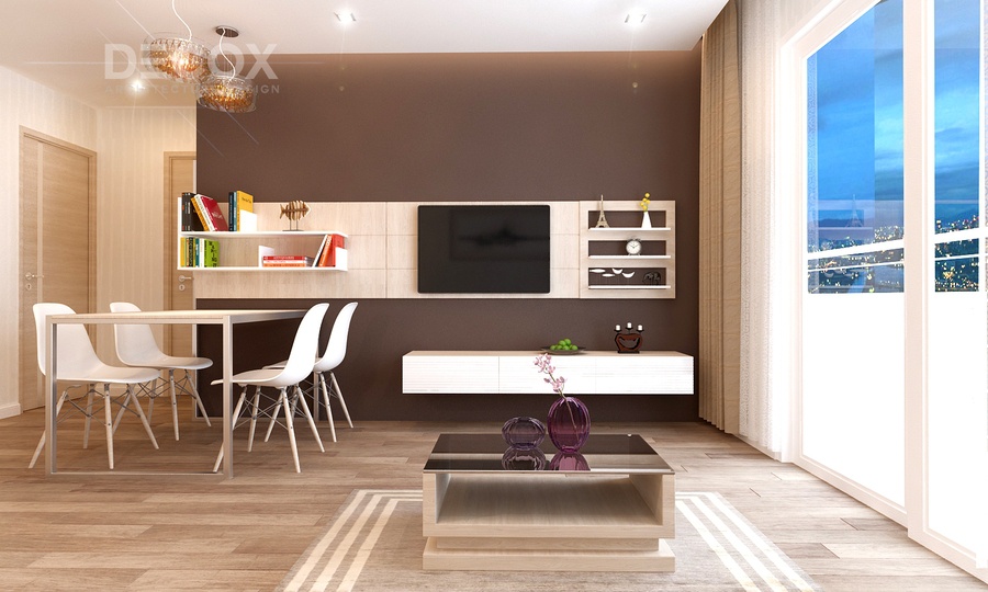 Thiết kế nội thất căn hộ Vinhomes Central Park 140m2 ntcc170024