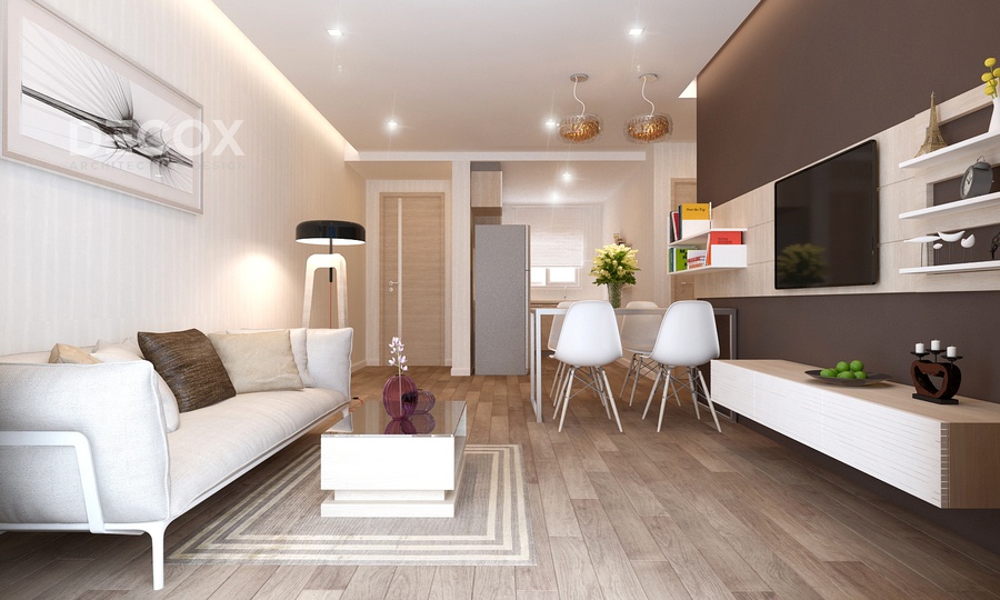 Thiết kế nội thất căn hộ Vinhomes Central Park 140m2 ntcc170024