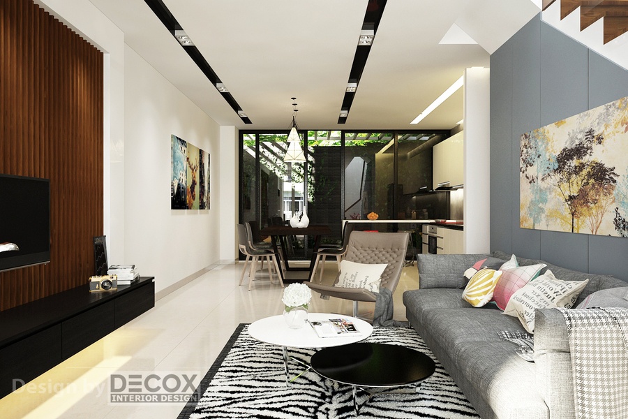 Thiết kế nội thất căn hộ Vinhomes Central Park 140m2 ntcc170024