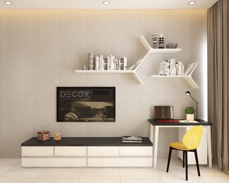 Thiết kế nội thất căn hộ Vinhomes Central Park 140m2 ntcc170024