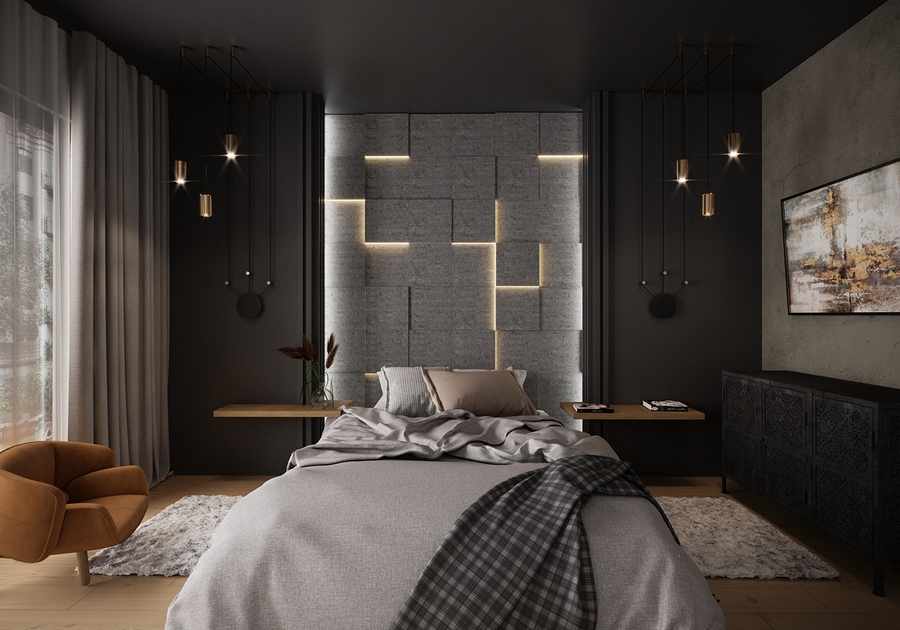 Thiết kế nội thất phòng ngủ đẹp, độc đáo và đầy sáng tạo