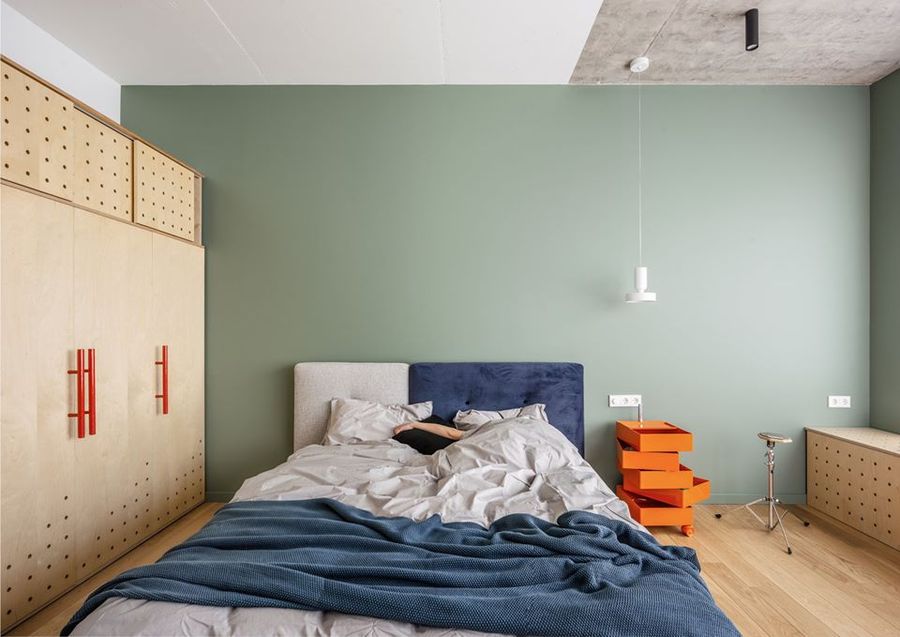 Mẫu phòng ngủ đẹp, hiện đại màu sắc tươi sáng tràn đầy năng lượng 