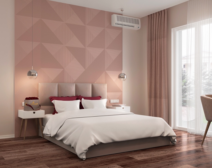 Mẫu phòng ngủ màu hồng đẹp  BG15 dễ thương  Cách trang trí đơn giản