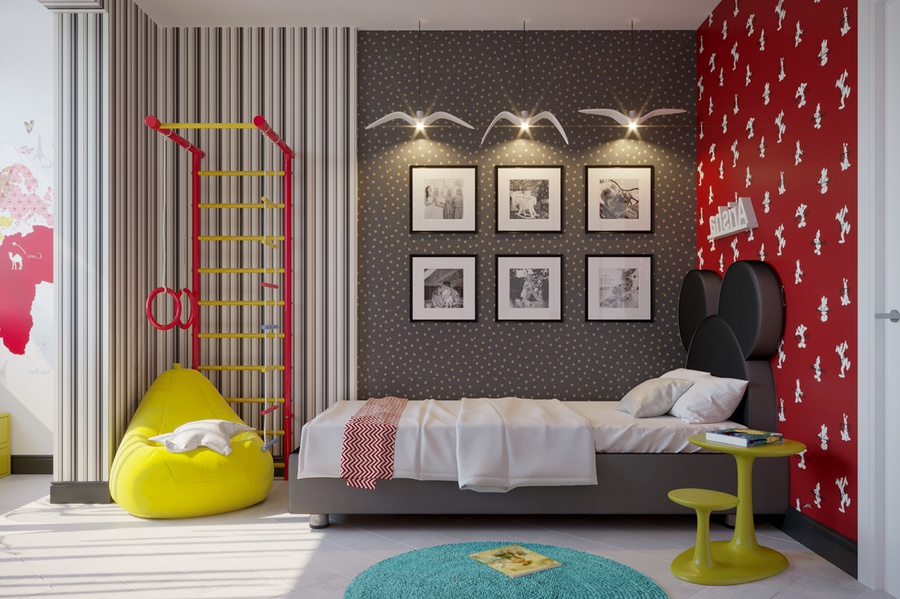 60+ mẫu thiết kế phòng ngủ bé trai theo độ tuổi đẹp, hiện đại 