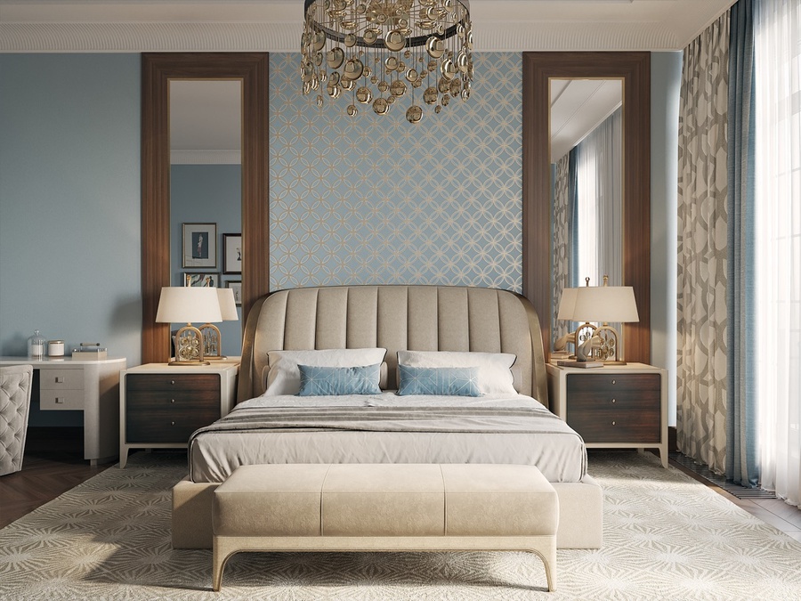 35+ mẫu phòng ngủ màu xanh dương, xanh lá đẹp, đáng mong đợi nhất năm 2022