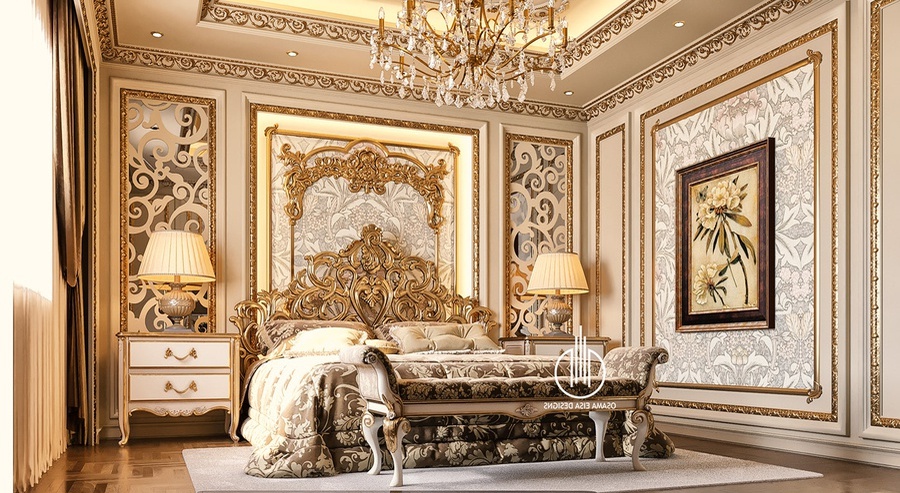 20+ Mẫu phòng ngủ hoàng gia đẹp, sang trọng & đẳng cấp [2022]