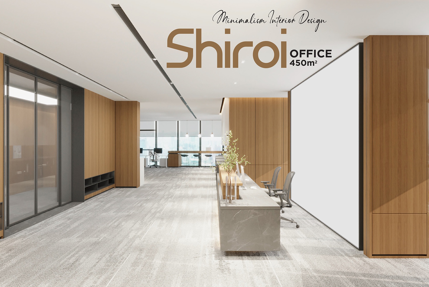 Văn phòng Shiroi 450m2