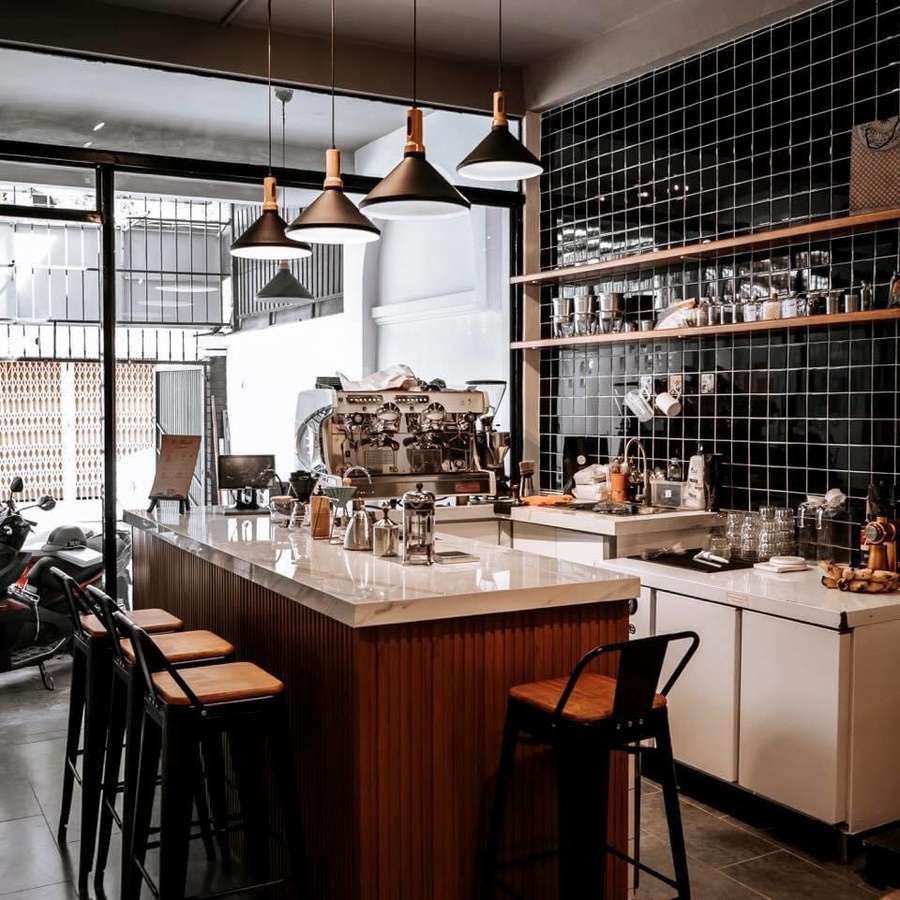 Thiết kế nội thất quán cafe The Blank coffee