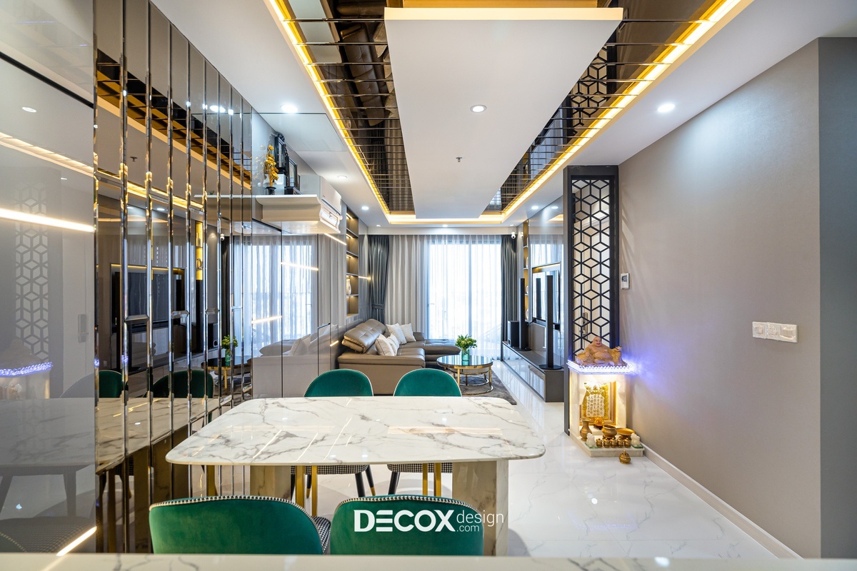 Thi công nội thất căn hộ Hado Centrosa 86m2 de200025