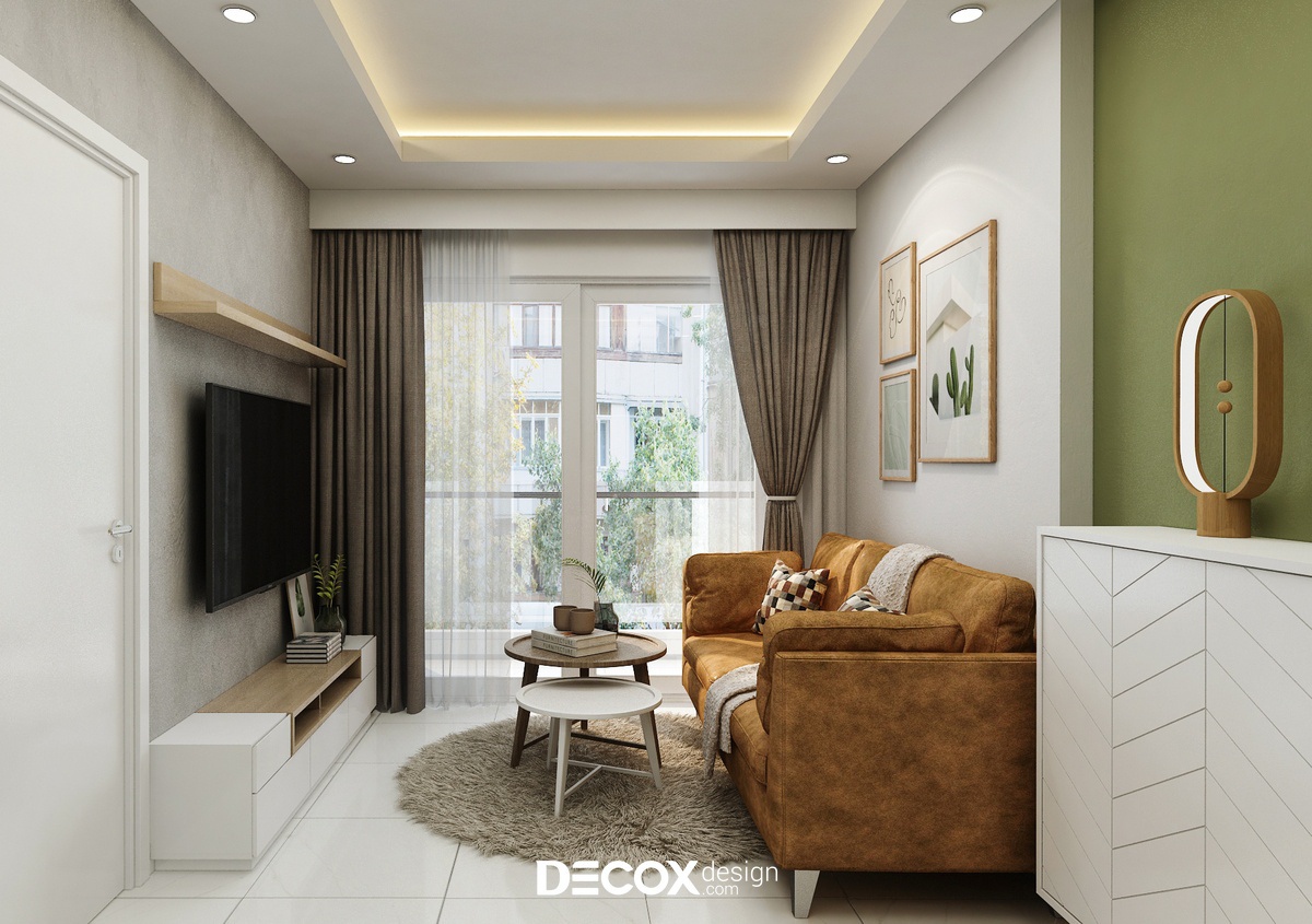 Thiết kế nội thất căn hộ Moonlight 64m2 de20031