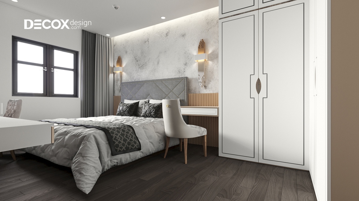 Thiết kế nội thất phòng ngủ đẹp, sang trọng tối giản
