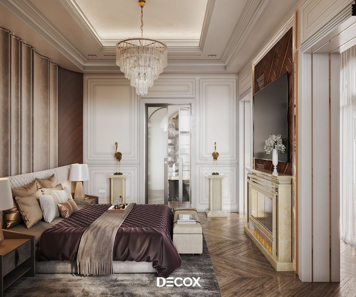 thiết kế phòng ngủ master 30m2